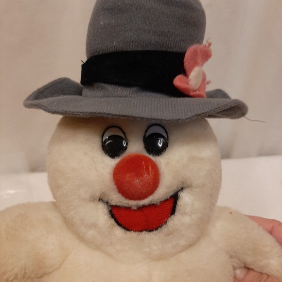 Gemmy Animated Frosty The Snowman Singing Christmas Plush, 2001 For Parts VTG - Picture 1 of 16